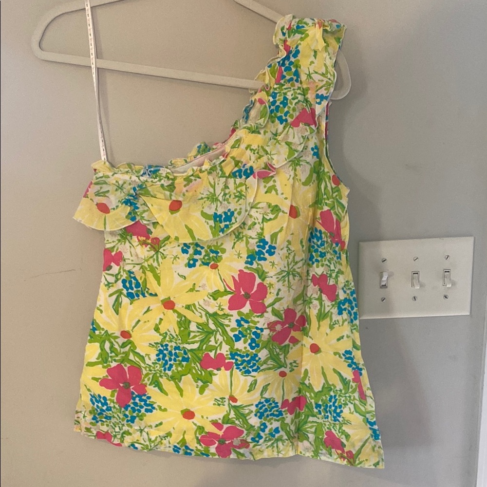 Floral One-Shoulder Top